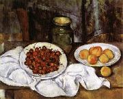 Paul Cezanne Cherries and Peaches Sweden oil painting artist